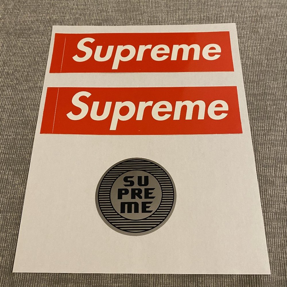 Supreme Sticker Pack Silver